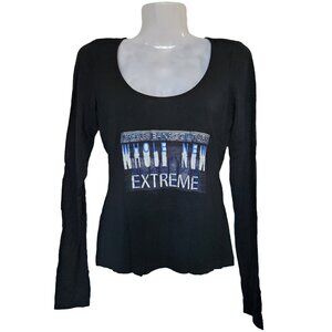 VERSACE Graphic Long Sleeve Tee Size XS
